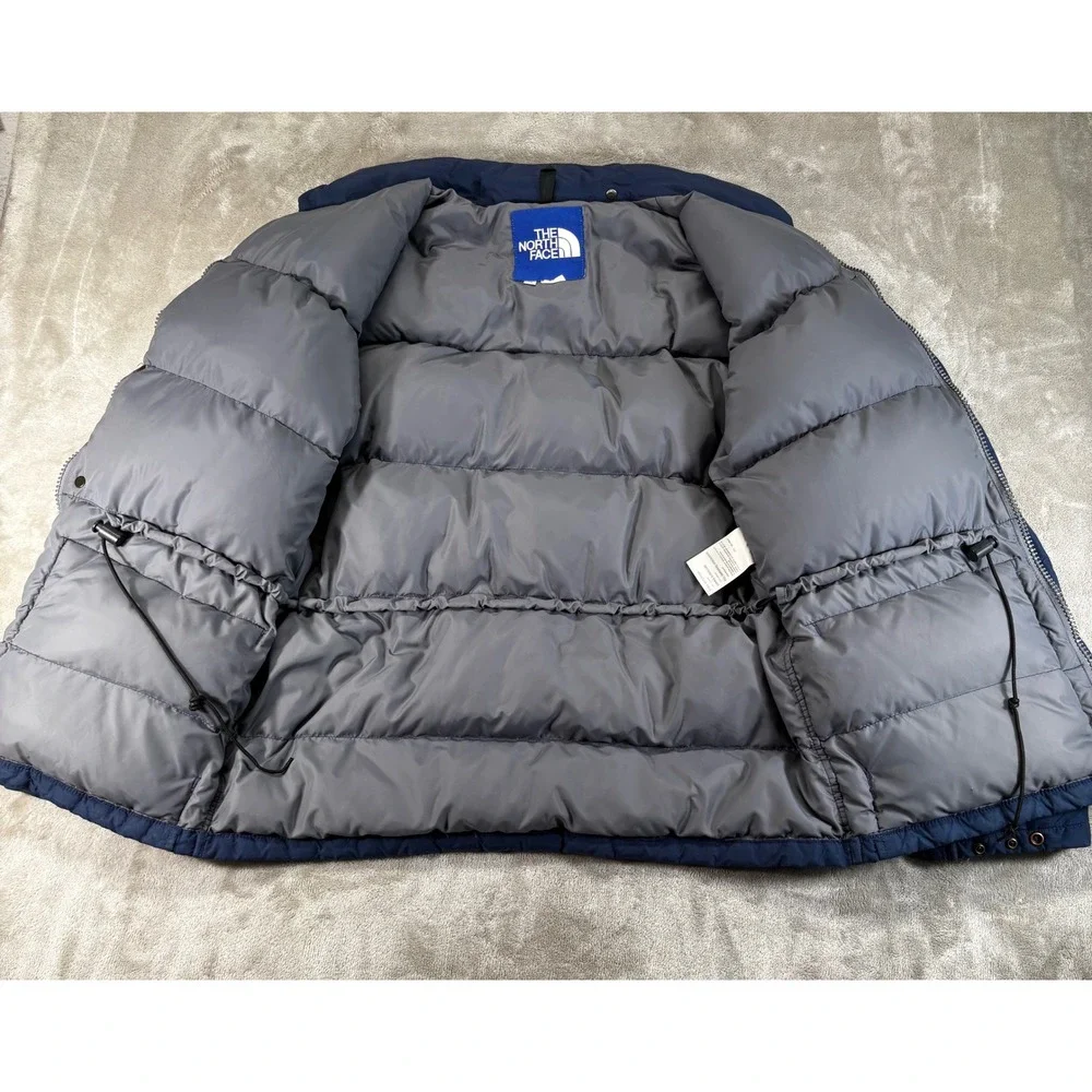 The North Face Puffer Jacket Mens Medium Down fill Blue Vintage Blue Label USA‎